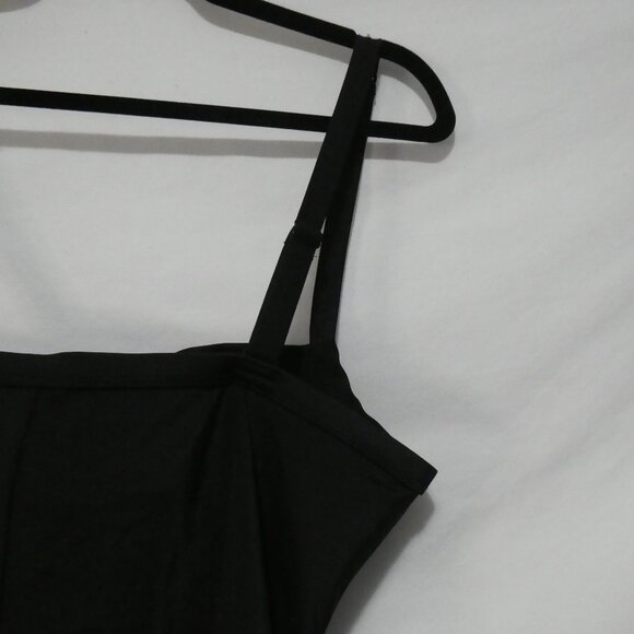 TORRID | size 2 | Black & Pink Lattice Peekaboo Push Up Demi Swimsuit One Piece - Picture 11 of 14